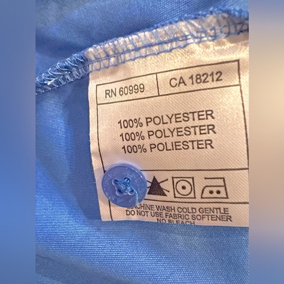 ANTIGUA GOLF Women’s INSPIRE short sleeve polo in Columbia Blue, Size M, NWT - Picture 7 of 10